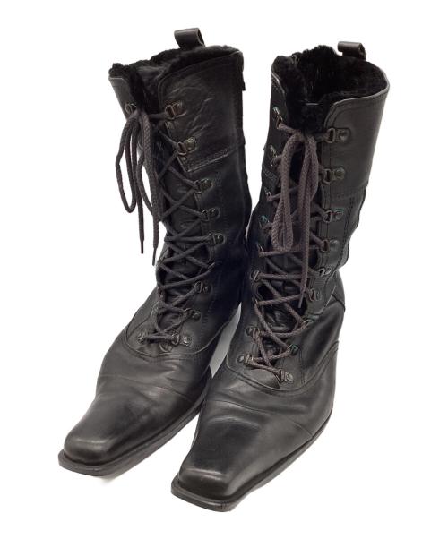 5351 pour les hommes（5351プールオム）5351 pour les hommes (5351プールオム) レースアップブーツ ブラック サイズ:44の古着・服飾アイテム