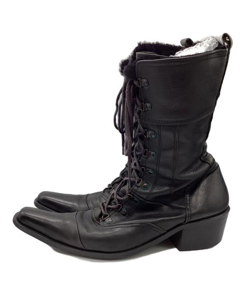 5351 pour les hommes（5351プールオム）5351 pour les hommes (5351プールオム) レースアップブーツ ブラック サイズ:44の古着・服飾アイテム