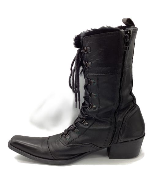 5351 pour les hommes（5351プールオム）5351 pour les hommes (5351プールオム) レースアップブーツ ブラック サイズ:44の古着・服飾アイテム