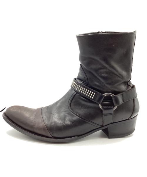 5351 pour les hommes（5351プールオム）5351 pour les hommes (5351プールオム) リングブーツ ブラウン サイズ:44の古着・服飾アイテム