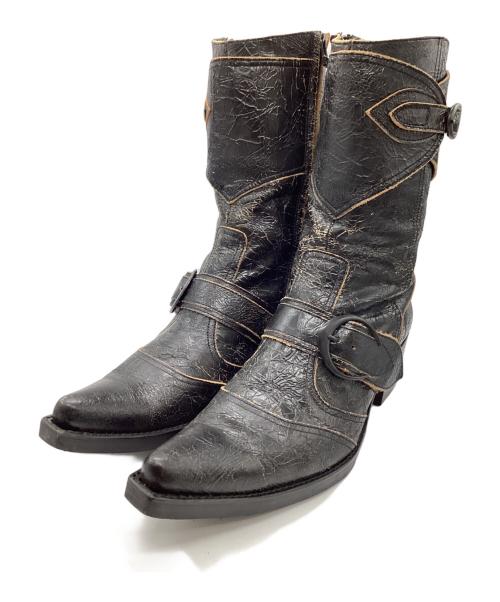 BUFFALO BOBS（バッファローボブズ）BUFFALO BOBS (バッファローボブズ) ヒールブーツ ブラック サイズ:43の古着・服飾アイテム