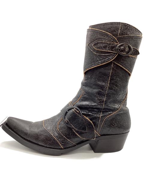 BUFFALO BOBS（バッファローボブズ）BUFFALO BOBS (バッファローボブズ) ヒールブーツ ブラック サイズ:43の古着・服飾アイテム