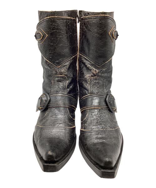 BUFFALO BOBS（バッファローボブズ）BUFFALO BOBS (バッファローボブズ) ヒールブーツ ブラック サイズ:43の古着・服飾アイテム