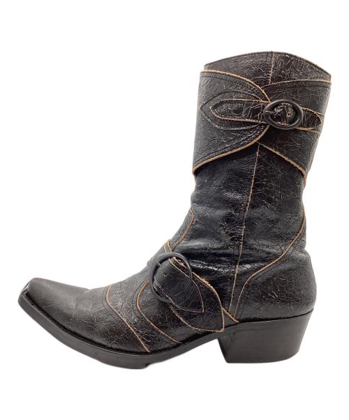 BUFFALO BOBS（バッファローボブズ）BUFFALO BOBS (バッファローボブズ) ヒールブーツ ブラック サイズ:43の古着・服飾アイテム