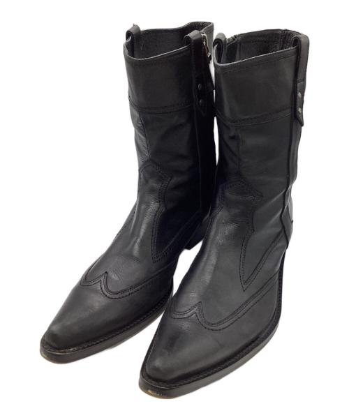 5351 pour les hommes（5351プールオム）5351 pour les hommes (5351プールオム) ウェスタンブーツ ブラック サイズ:44の古着・服飾アイテム