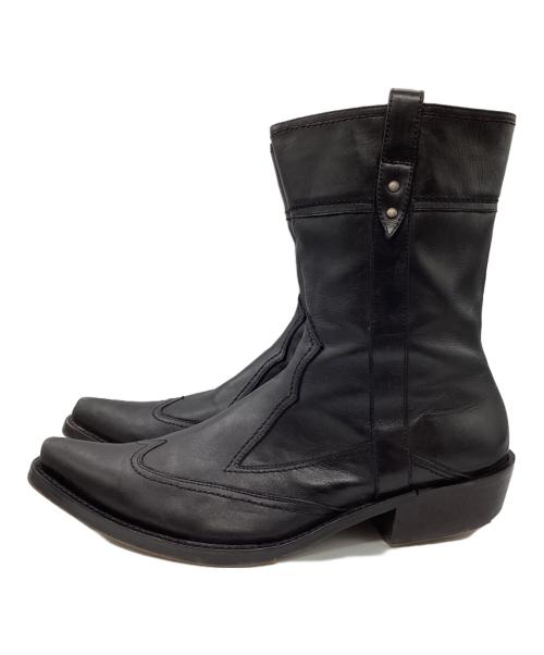 5351 pour les hommes（5351プールオム）5351 pour les hommes (5351プールオム) ウェスタンブーツ ブラック サイズ:44の古着・服飾アイテム