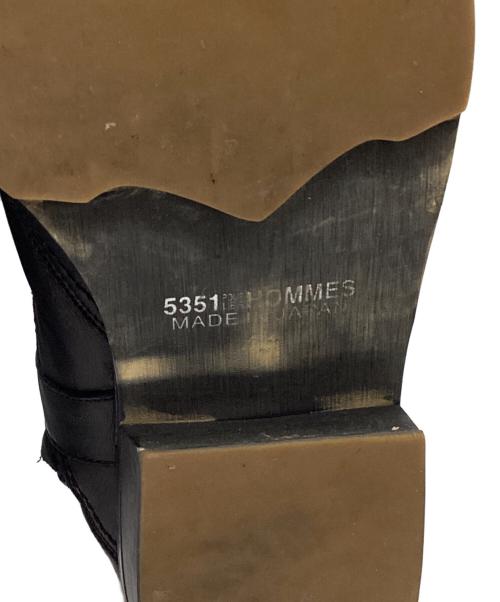 5351 pour les hommes（5351プールオム）5351 pour les hommes (5351プールオム) ウェスタンブーツ ブラック サイズ:44の古着・服飾アイテム