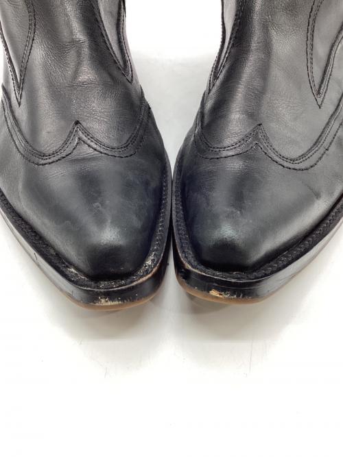 5351 pour les hommes（5351プールオム）5351 pour les hommes (5351プールオム) ウェスタンブーツ ブラック サイズ:44の古着・服飾アイテム