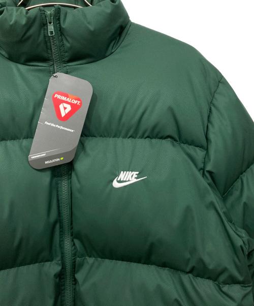 NIKE（ナイキ）NIKE (ナイキ) クラブ パファー ジャケット グリーン サイズ:M 未使用品の古着・服飾アイテム
