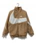NIKE（ナイキ）の古着「スウッシュ フルジップ ボア ジャケット」｜ベージュ