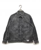 NEIGHBORHOODネイバーフッド）の古着「ウォッシュドデニムシャツ」｜グレー