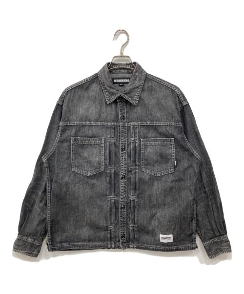 NEIGHBORHOOD（ネイバーフッド）NEIGHBORHOOD (ネイバーフッド) ウォッシュドデニムシャツ グレー サイズ:Sの古着・服飾アイテム
