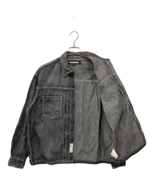 NEIGHBORHOOD（ネイバーフッド）NEIGHBORHOOD (ネイバーフッド) ウォッシュドデニムシャツ グレー サイズ:Sの古着・服飾アイテム