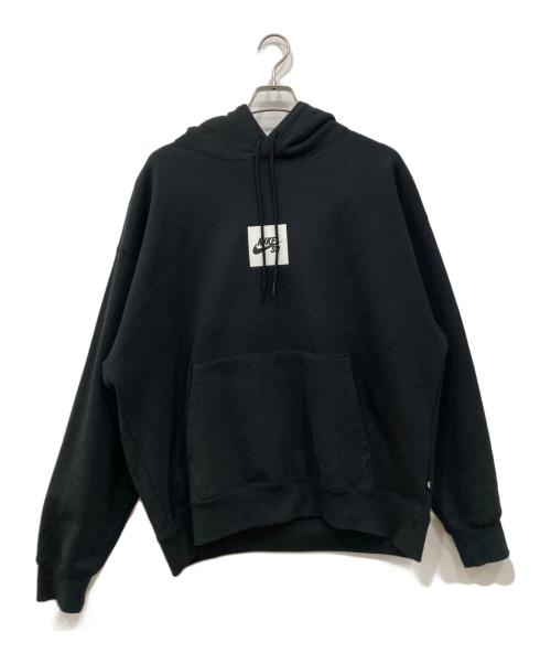 NIKE SB（ナイキエスビー）NIKE SB (ナイキエスビー) ボックスロゴフーディー ブラック サイズ:XXLの古着・服飾アイテム