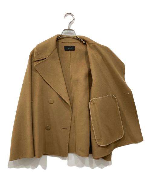 JOSEPH（ジョゼフ）JOSEPH (ジョゼフ) ライトダブルフェイス ショート丈コート ブラウン サイズ:36の古着・服飾アイテム