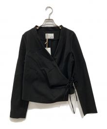 Y/M（イム）の古着「TWダブルクロス カシュクールジャケット」｜ブラック