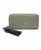 Vivienne Westwoodヴィヴィアンウエストウッド）の古着「タッセルチャーム付き長財布」｜グレー