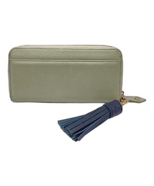 Vivienne Westwood（ヴィヴィアンウエストウッド）Vivienne Westwood (ヴィヴィアンウエストウッド) タッセルチャーム付き長財布 グレーの古着・服飾アイテム