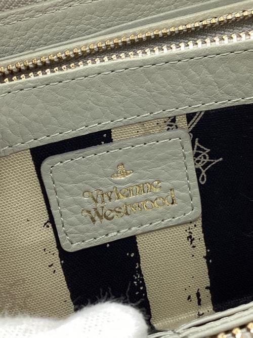 Vivienne Westwood（ヴィヴィアンウエストウッド）Vivienne Westwood (ヴィヴィアンウエストウッド) タッセルチャーム付き長財布 グレーの古着・服飾アイテム