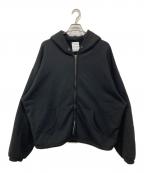 KAJAカジャ）の古着「UNCHARTED SWEAT ZIP HOODIE / アンチャーテッドスウェットジップフーディ」｜オリーブ