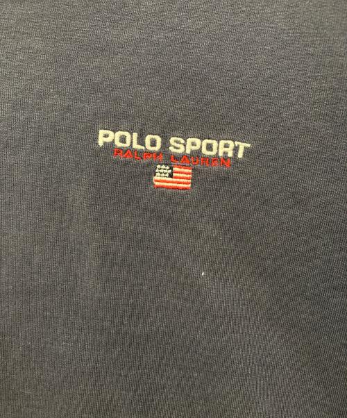 POLO SPORT（ポロスポーツ）POLO SPORT (ポロスポーツ) ハーフジップスウェット ネイビー サイズ:XLの古着・服飾アイテム
