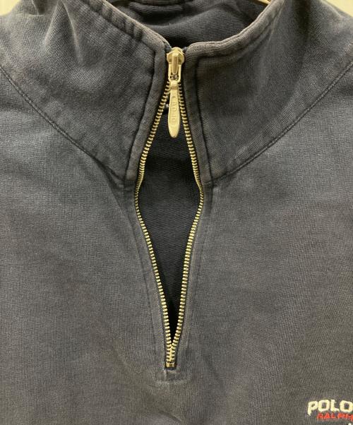 POLO SPORT（ポロスポーツ）POLO SPORT (ポロスポーツ) ハーフジップスウェット ネイビー サイズ:XLの古着・服飾アイテム