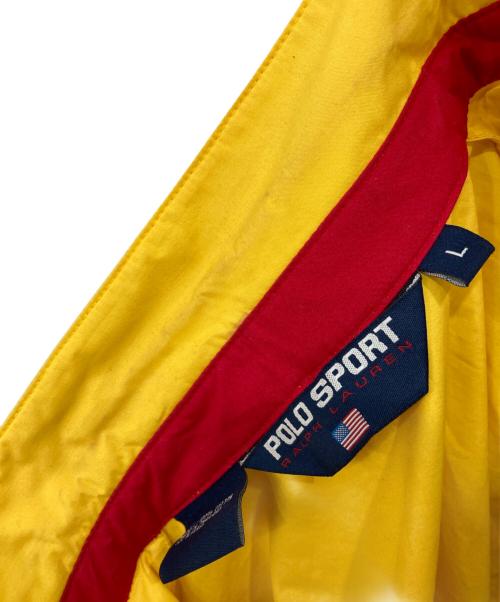 POLO SPORT（ポロスポーツ）POLO SPORT (ポロスポーツ) スイングトップ イエロー×ネイビー サイズ:Lの古着・服飾アイテム