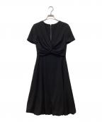 FOXEY NEWYORKフォクシーニューヨーク）の古着「ひざ丈ワンピース」｜ブラック