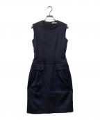 FOXEY NEWYORKフォクシーニューヨーク）の古着「ジャガードワンピース」｜ネイビー