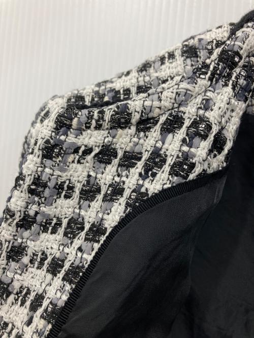 BROOKS BROTHERS（ブルックスブラザーズ）BROOKS BROTHERS (ブルックスブラザーズ) ツイードジャケット ブラック×ホワイト サイズ:2の古着・服飾アイテム