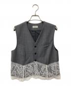 IENAイエナ）の古着「ヘムレースジ」｜グレー