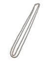 ）の古着「BALL CHAIN LONG NECKLACE / ボールチェーンロングネックレス」｜シルバー