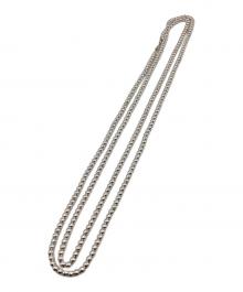 CLANE（クラネ）の古着「BALL CHAIN LONG NECKLACE / ボールチェーンロングネックレス」｜シルバー