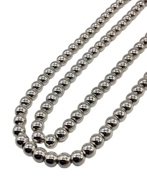CLANE（クラネ）CLANE (クラネ) BALL CHAIN LONG NECKLACE / ボールチェーンロングネックレス シルバーの古着・服飾アイテム
