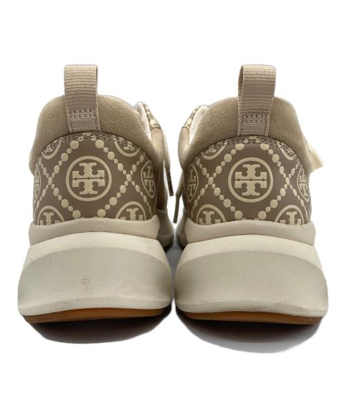 TORY BURCH（トリーバーチ）TORY BURCH (トリーバーチ) グッドラックトレーナースニーカー ベージュ サイズ:SIZE 7 1/2の古着・服飾アイテム