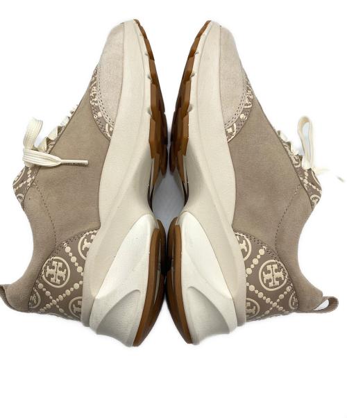 TORY BURCH（トリーバーチ）TORY BURCH (トリーバーチ) グッドラックトレーナースニーカー ベージュ サイズ:SIZE 7 1/2の古着・服飾アイテム