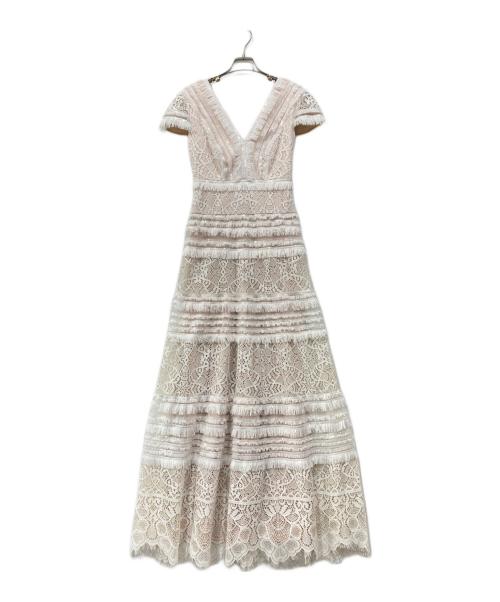 TADASHI SHOJI（タダシ ショージ）TADASHI SHOJI (タダシ ショージ) ノースリーブワンピース ホワイトの古着・服飾アイテム