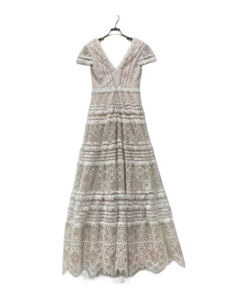 TADASHI SHOJI（タダシ ショージ）TADASHI SHOJI (タダシ ショージ) ノースリーブワンピース ホワイトの古着・服飾アイテム