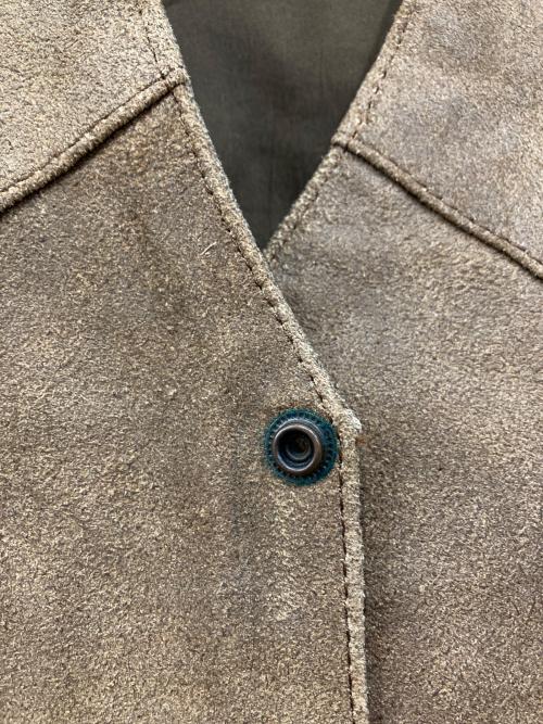 Leather Gallery（レザーギャラリー）Leather Gallery (レザーギャラリー) レザーベスト ブラウン サイズ:44の古着・服飾アイテム