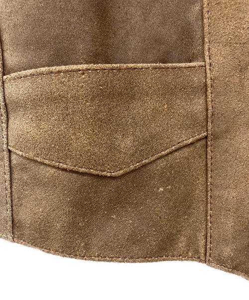 Leather Gallery（レザーギャラリー）Leather Gallery (レザーギャラリー) レザーベスト ブラウン サイズ:44の古着・服飾アイテム