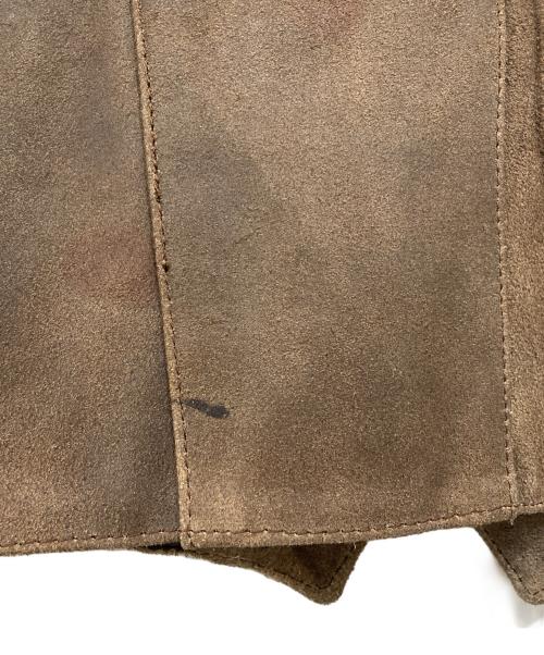 Leather Gallery（レザーギャラリー）Leather Gallery (レザーギャラリー) レザーベスト ブラウン サイズ:44の古着・服飾アイテム