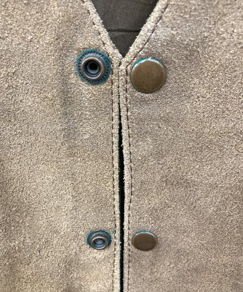 Leather Gallery（レザーギャラリー）Leather Gallery (レザーギャラリー) レザーベスト ブラウン サイズ:44の古着・服飾アイテム