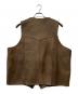 Leather Gallery (レザーギャラリー) レザーベスト ブラウン サイズ:44：7000円