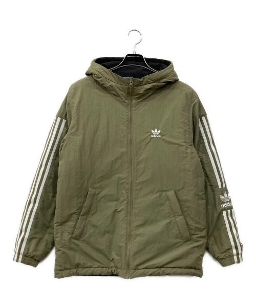 adidas（アディダス）adidas (アディダス) PLIMEGREEN リバーシブルジャケット ブラック サイズ:XLの古着・服飾アイテム