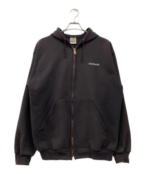 CarHartt（カーハート）CarHartt (カーハート) 刺繍ロゴパーカー ブラック サイズ:Largeの古着・服飾アイテム