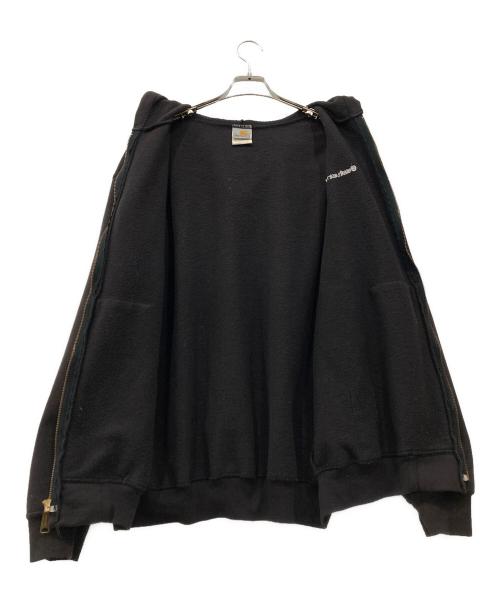 CarHartt（カーハート）CarHartt (カーハート) 刺繍ロゴパーカー ブラック サイズ:Largeの古着・服飾アイテム
