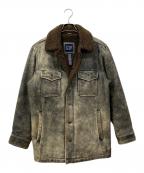 GAPギャップ）の古着「レザーコート」｜ブラウン