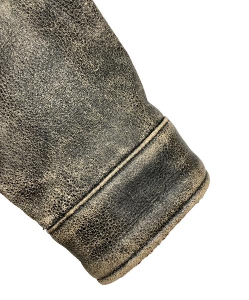 GAP（ギャップ）GAP (ギャップ) レザーコート ブラウン サイズ:Mの古着・服飾アイテム