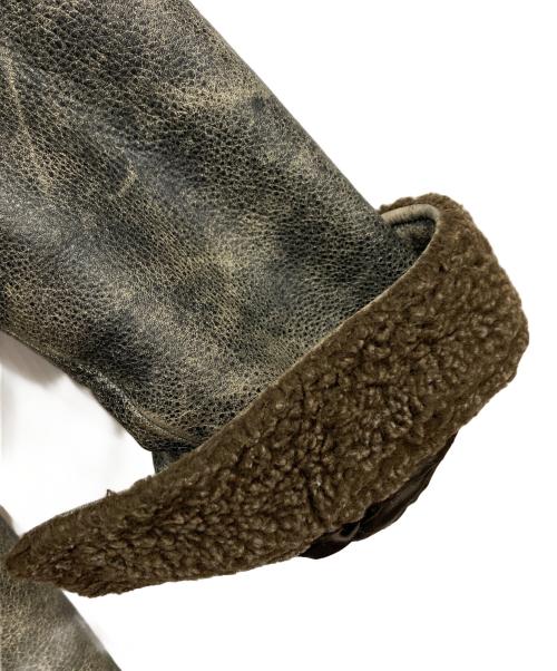 GAP（ギャップ）GAP (ギャップ) レザーコート ブラウン サイズ:Mの古着・服飾アイテム