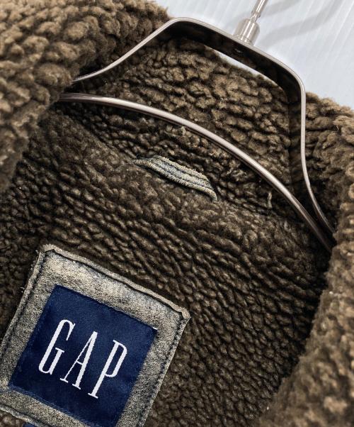GAP（ギャップ）GAP (ギャップ) レザーコート ブラウン サイズ:Mの古着・服飾アイテム